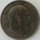 HALFPENCE 1902  EDWARD VII UNC.T.