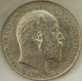 CROWNS 1902  EDWARD VII  UNC LUS