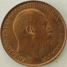 HALFPENCE 1904  EDWARD VII VERY SCARCE    UNC LUS