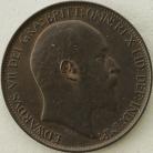 HALFPENCE 1904  EDWARD VII VERY SCARCE     UNC T.