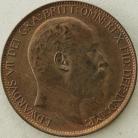 HALFPENCE 1905  EDWARD VII  UNC T