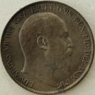 HALFPENCE 1907  EDWARD VII  UNC T.