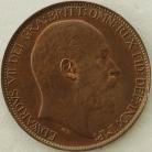 HALFPENCE 1910  EDWARD VII  UNC T