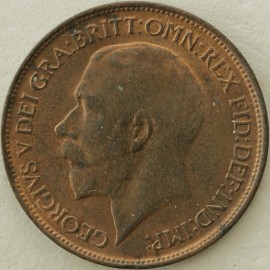 HALFPENCE 1914  GEORGE V  UNC T