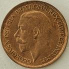 HALFPENCE 1918  GEORGE V  UNC LUS