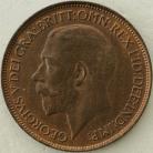 HALFPENCE 1923  GEORGE V UNC.T.