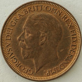 HALFPENCE 1926  GEORGE V SCARCE UNC LUS