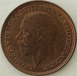 HALFPENCE 1926  GEORGE V  UNC T