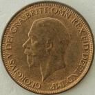 HALFPENCE 1928  GEORGE V  UNC LUS