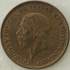 HALFPENCE 1929  GEORGE V GEF