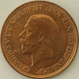 HALFPENCE 1931  GEORGE V  UNC LUS