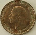 HALFPENCE 1933  GEORGE V  UNC LUS