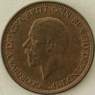 HALFPENCE 1934  GEORGE V UNC.T.