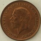 HALFPENCE 1936  GEORGE V  UNC LUS