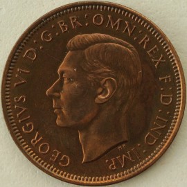 HALFPENCE 1937  GEORGE VI PROOF FDC