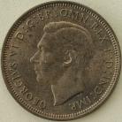 HALFPENCE 1937  GEORGE VI UNC.T.