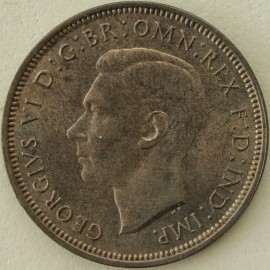 HALFPENCE 1937  GEORGE VI  UNC.T.