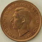 HALFPENCE 1939  GEORGE VI SCARCE UNC LUS