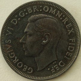 HALFPENCE 1951  GEORGE VI PROOF FDC.T.