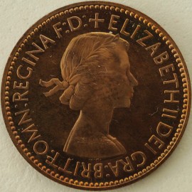 HALFPENCE 1953  ELIZABETH II PROOF F465 FDC