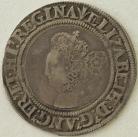 ELIZABETH I 1566  ELIZABETH I SIXPENCE. SMALL BUST. MM PHEON NVF