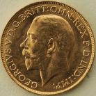 SOVEREIGNS 1916  GEORGE V PERTH UNC LUS.