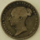 SIXPENCES 1850  VICTORIA VERY SCARCE F/FAIR