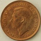 HALFPENCE 1943  GEORGE VI BU