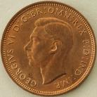 HALFPENCE 1945  GEORGE VI BU