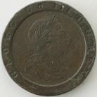 TWOPENCES 1797  GEORGE III CARTWHEEL VF