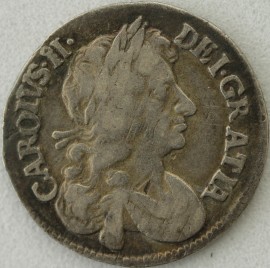 MAUNDY FOURPENCES 1679  CHARLES II  NVF