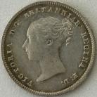 MAUNDY FOURPENCES 1842  VICTORIA NVF