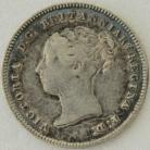 MAUNDY FOURPENCES 1857  VICTORIA NVF