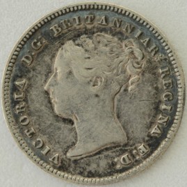 MAUNDY FOURPENCES 1857  VICTORIA  NVF