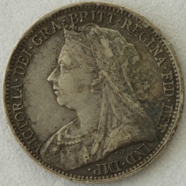 MAUNDY FOURPENCES 1901  VICTORIA  GVF