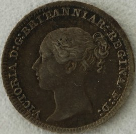 MAUNDY PENNIES 1884  VICTORIA  GEF