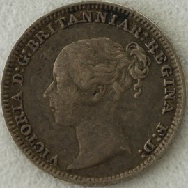 MAUNDY PENNIES 1885  VICTORIA  VF