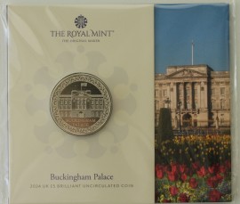 FIVE POUNDS 2024  CHARLES III BUCKINGHAM PALACE PACK BU