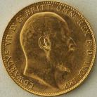 SOVEREIGNS 1908  EDWARD VII LONDON BU