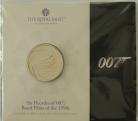 FIVE POUNDS 2024  CHARLES III JAMES BOND. SIX DECADES OF 007: 'FILMS OF THE 1990'S' PACK BU