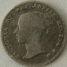 THREEPENCES SILVER 1854  VICTORIA SCARCE F