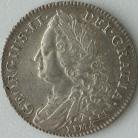 HALF CROWNS 1745  GEORGE II LIMA GEF