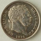SHILLINGS 1816  GEORGE III GEF