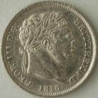 SHILLINGS 1816  GEORGE III  UNC LUS