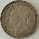 HALF CROWNS 1823  GEORGE IV 1ST HEAD. 2ND REVERSE GVF