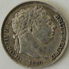 SIXPENCES 1820  GEORGE III GVF