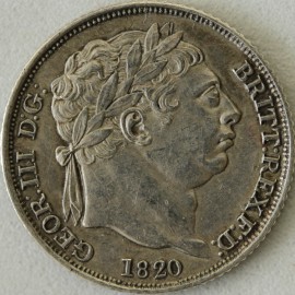 SIXPENCES 1820  GEORGE III                  GVF