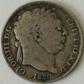 SIXPENCES 1820  GEORGE III  GF