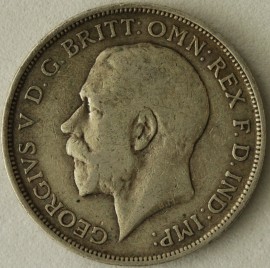 FLORINS 1918  GEORGE V  GF