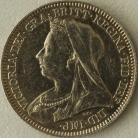 SIXPENCES 1893  VICTORIA OLD HEAD NEF